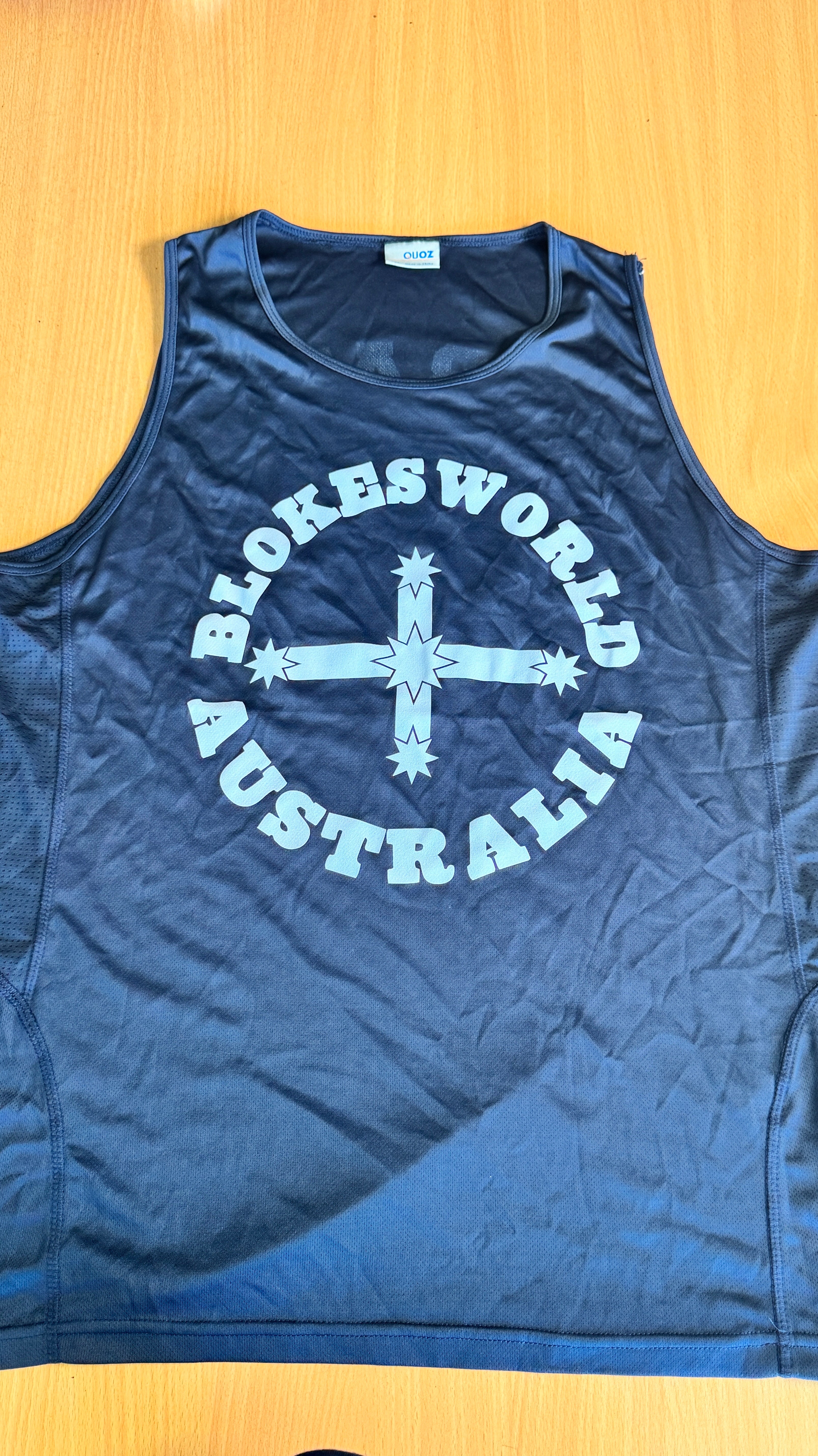 Navy Blue Cool Singlet