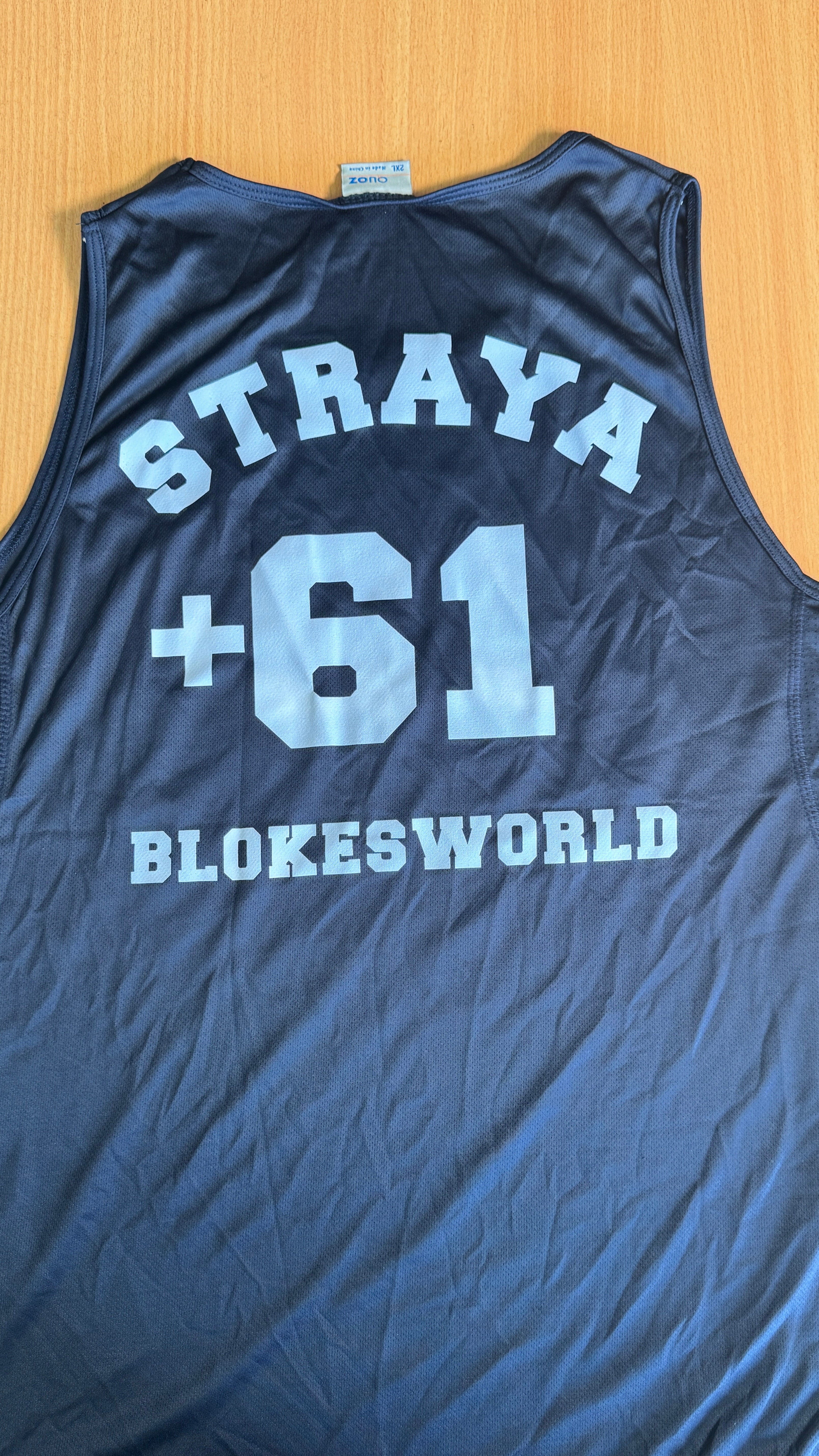 Navy Blue Cool Singlet